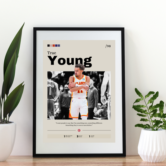TRAE YOUNG PREMIUM POSTER